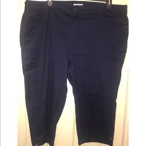 Catherines Sateen Stretch Capris